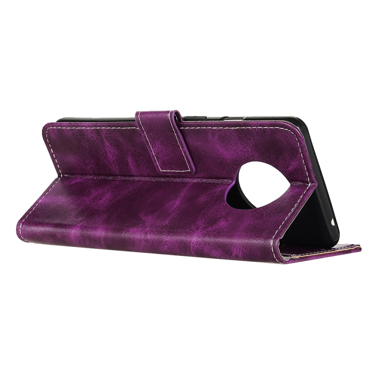 For Oneplus 7T Retro Crazy Horse Texture Horizontal Flip Leather Case with Holder & Card Slots & Photo Frame & Wallet