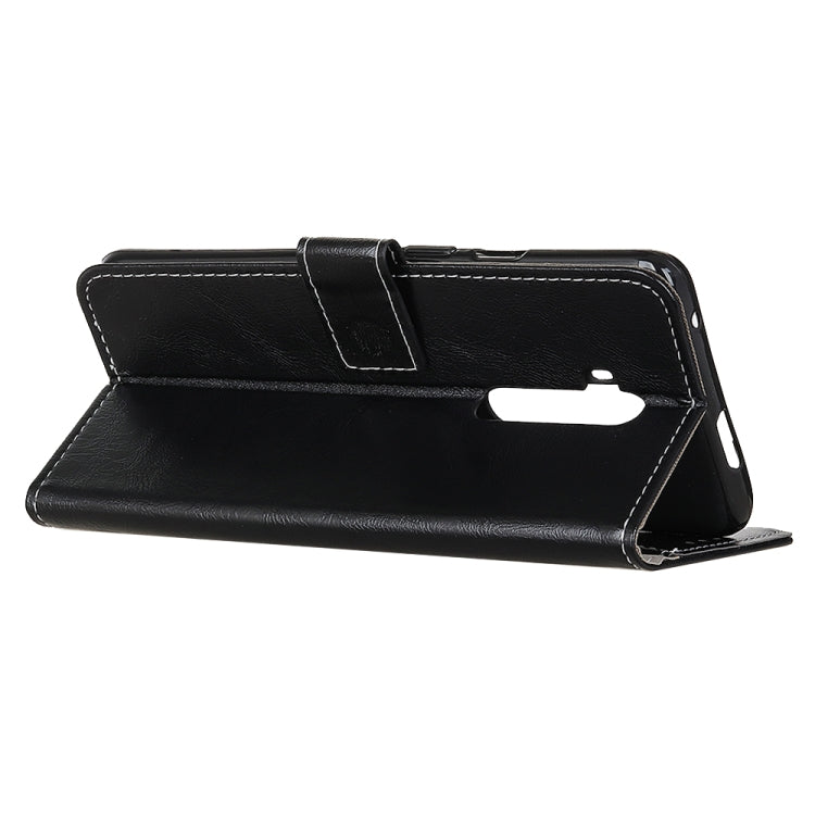 For Oneplus 7T Pro Retro Crazy Horse Texture Horizontal Flip Leather Case with Holder & Card Slots & Photo Frame & Wallet