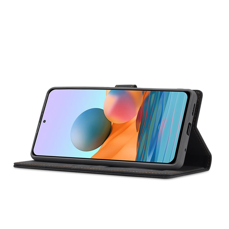 For Xiaomi Redmi Note 10 Pro Forwenw F1 Series Matte Strong Magnetism Horizontal Flip Leather Case with Holder & Card Slots & Wallet & Photo Frame