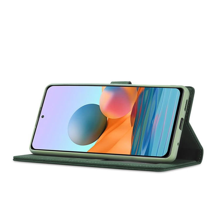 For Xiaomi Redmi Note 10 Pro Forwenw F1 Series Matte Strong Magnetism Horizontal Flip Leather Case with Holder & Card Slots & Wallet & Photo Frame