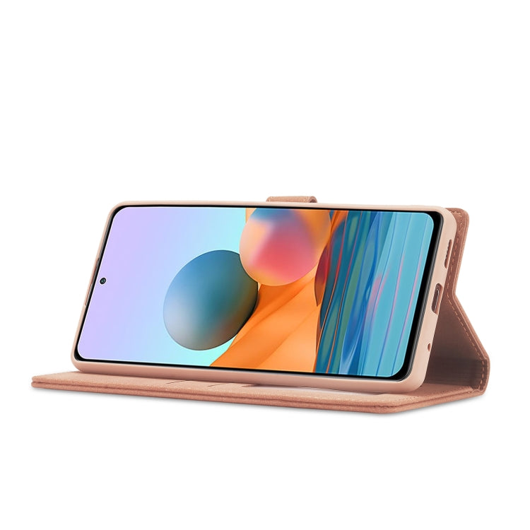 For Xiaomi Redmi Note 10 Pro Forwenw F1 Series Matte Strong Magnetism Horizontal Flip Leather Case with Holder & Card Slots & Wallet & Photo Frame