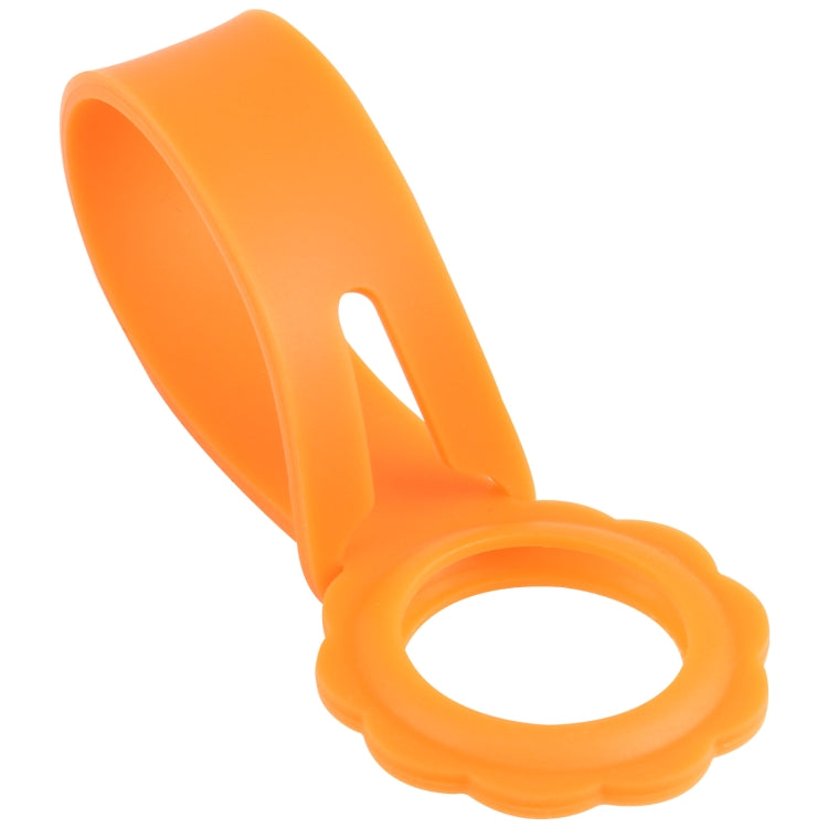 Shockproof Anti-scratch Flower Shape Silicone Protective Case Cover with Hang Loop For AirTag