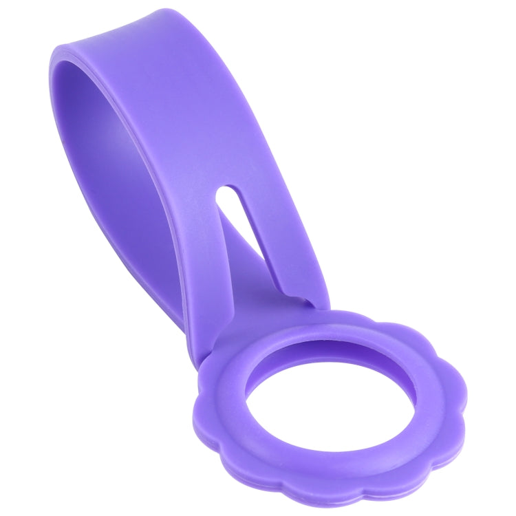 Shockproof Anti-scratch Flower Shape Silicone Protective Case Cover with Hang Loop For AirTag