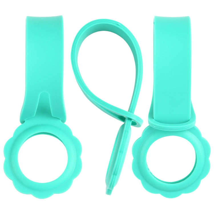 Shockproof Anti-scratch Flower Shape Silicone Protective Case Cover with Hang Loop For AirTag