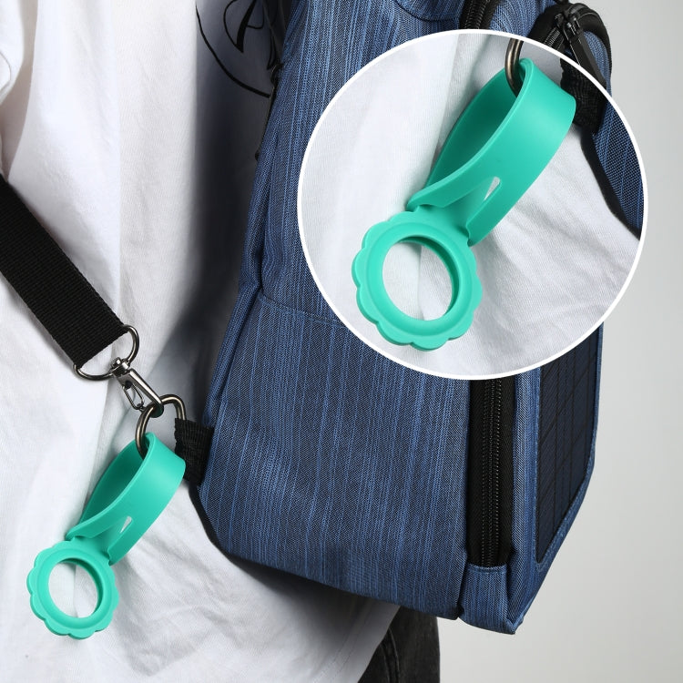 Shockproof Anti-scratch Flower Shape Silicone Protective Case Cover with Hang Loop For AirTag