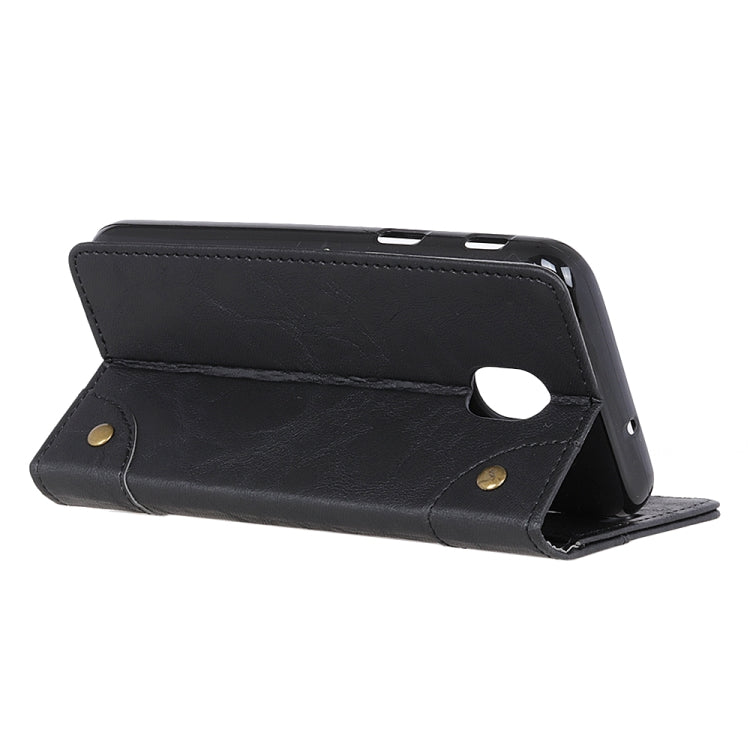 For Xiaomi Redmi 8A Copper Buckle Retro Crazy Horse Texture Horizontal Flip Leather Case with Holder & Card Slots & Wallet