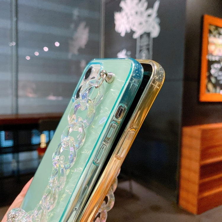 For iPhone 11 Dream Color Bracelet Transparent Protective Case
