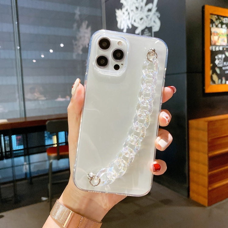 For iPhone 11 Pro Max Dream Color Bracelet Transparent Protective Case