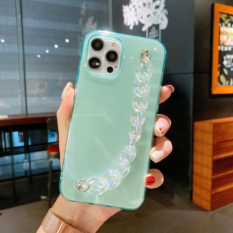 For iPhone 12 Pro Max Dream Color Bracelet Transparent Protective Case