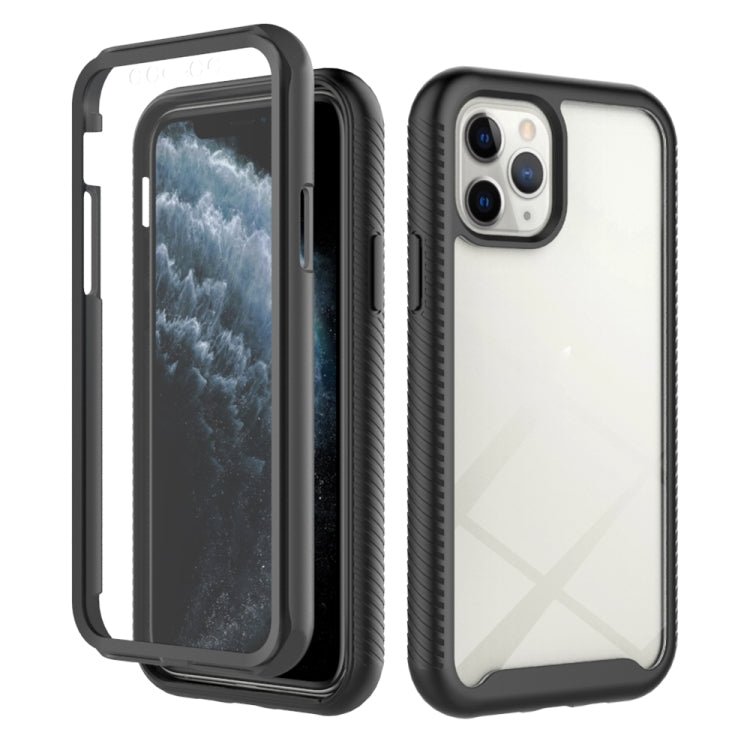 For iPhone 11 Pro Starry Sky Solid Color Series Shockproof PC + TPU Case with PET Film