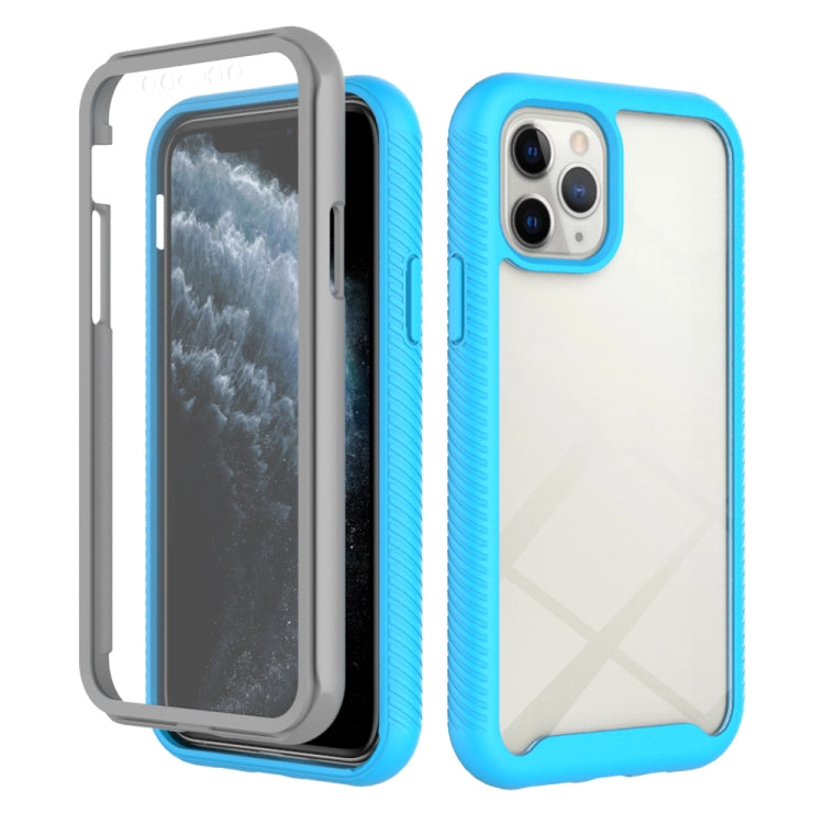 For iPhone 11 Pro Starry Sky Solid Color Series Shockproof PC + TPU Case with PET Film