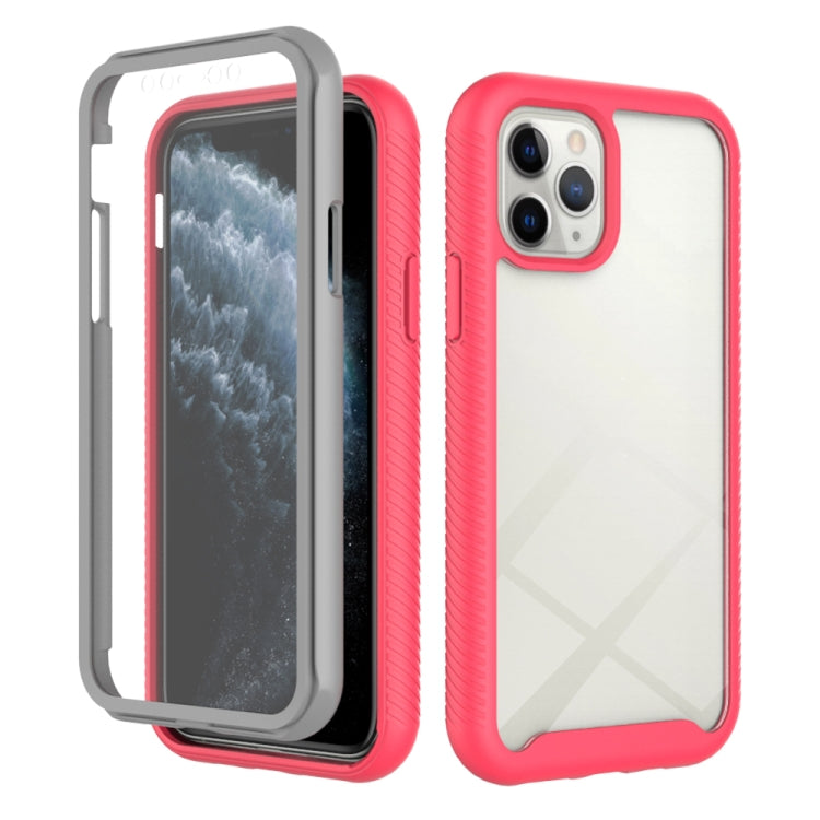 For iPhone 11 Pro Starry Sky Solid Color Series Shockproof PC + TPU Case with PET Film
