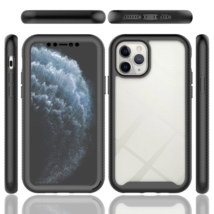 For iPhone 11 Pro Starry Sky Solid Color Series Shockproof PC + TPU Case with PET Film