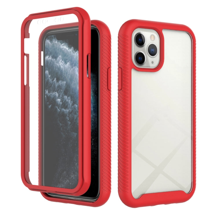 For iPhone 11 Pro Starry Sky Solid Color Series Shockproof PC + TPU Case with PET Film