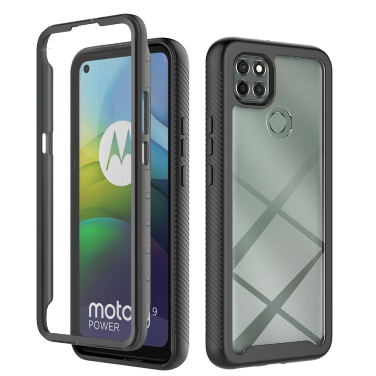 For Motorola Moto G9 Power(2021) Starry Sky Solid Color Series Shockproof PC + TPU Case with PET Film