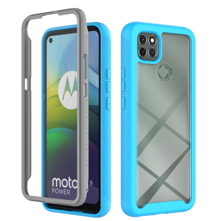 For Motorola Moto G9 Power(2021) Starry Sky Solid Color Series Shockproof PC + TPU Case with PET Film