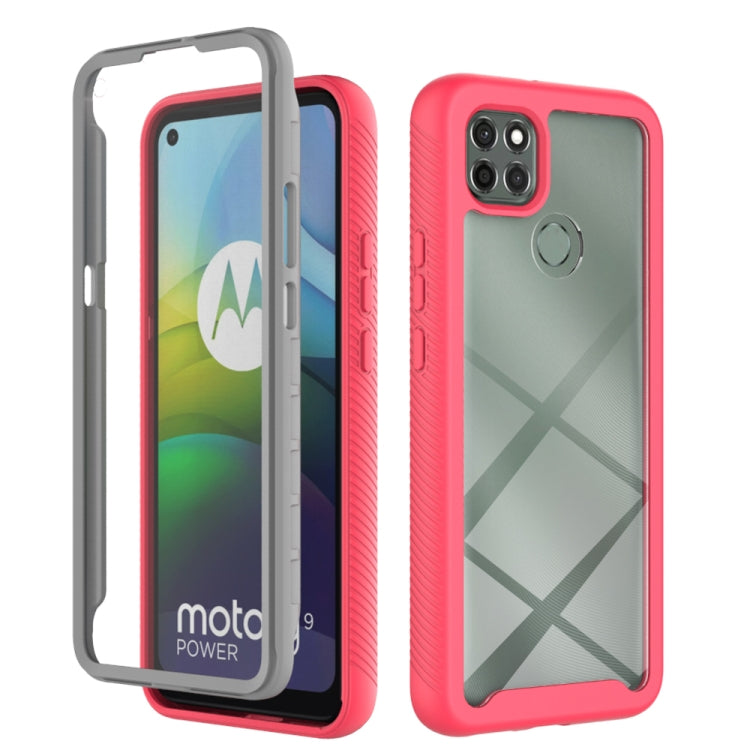 For Motorola Moto G9 Power(2021) Starry Sky Solid Color Series Shockproof PC + TPU Case with PET Film