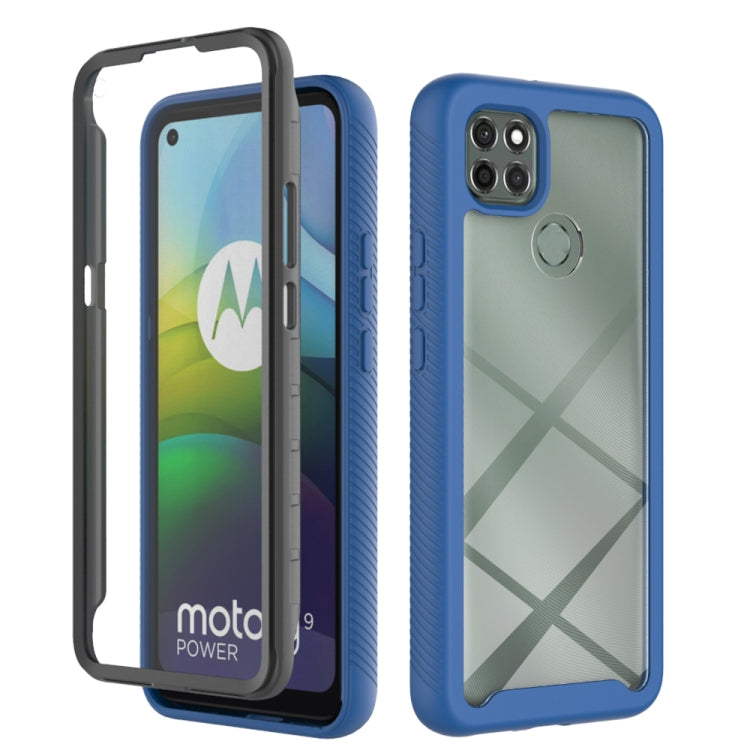 For Motorola Moto G9 Power(2021) Starry Sky Solid Color Series Shockproof PC + TPU Case with PET Film