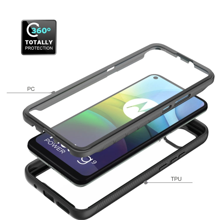 For Motorola Moto G9 Power(2021) Starry Sky Solid Color Series Shockproof PC + TPU Case with PET Film