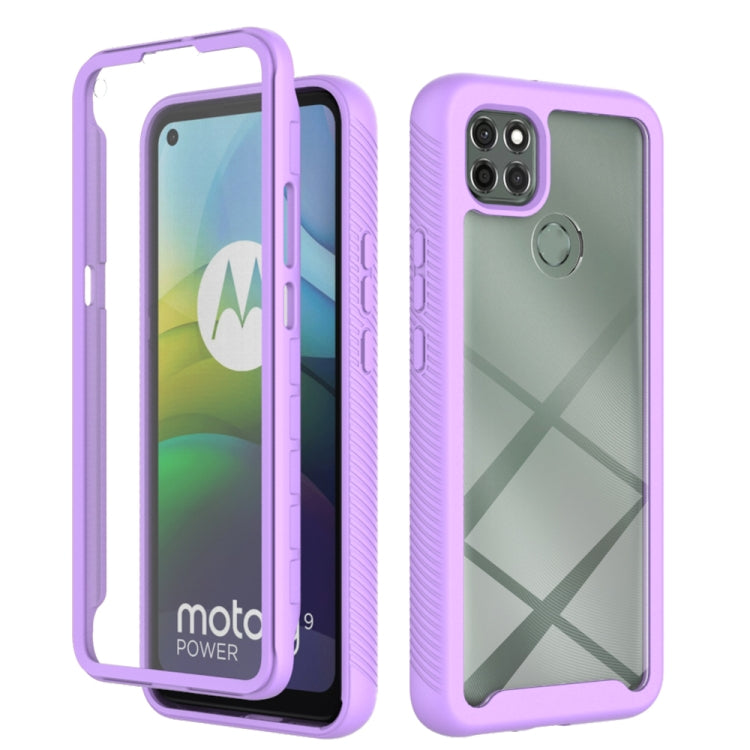 For Motorola Moto G9 Power(2021) Starry Sky Solid Color Series Shockproof PC + TPU Case with PET Film