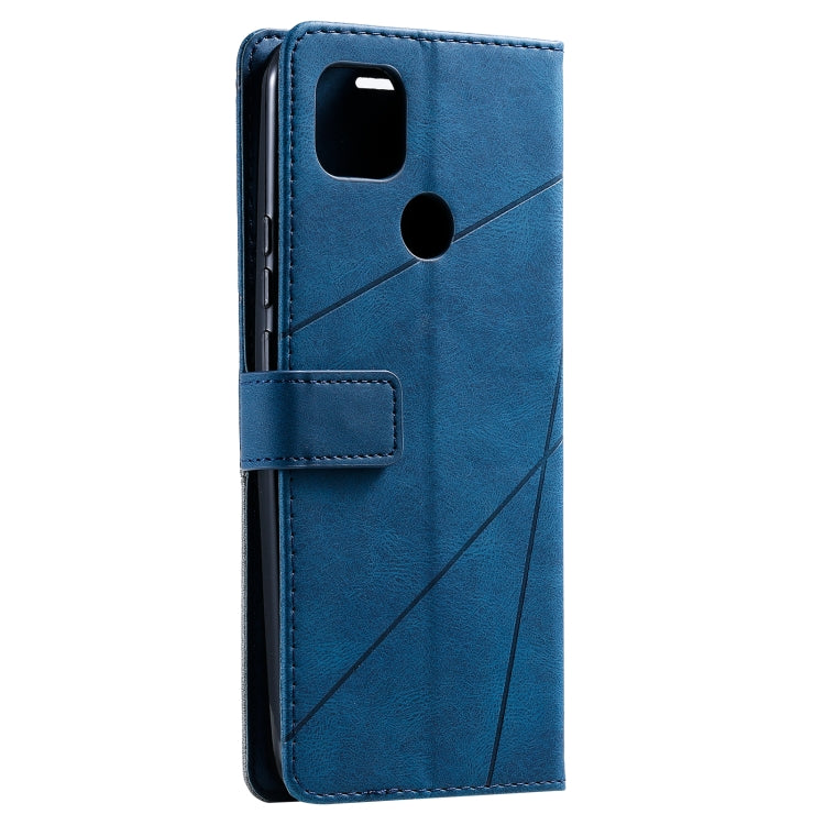 For Motorola Moto G9 Power Skin Feel Splicing Horizontal Flip Leather Case with Holder & Card Slots & Wallet & Photo Frame