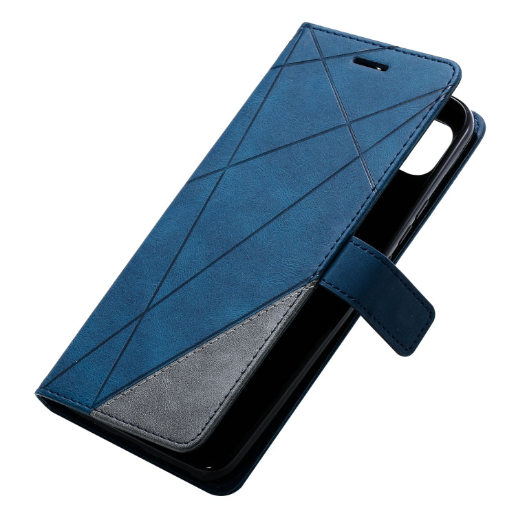 For Motorola Moto G9 Power Skin Feel Splicing Horizontal Flip Leather Case with Holder & Card Slots & Wallet & Photo Frame