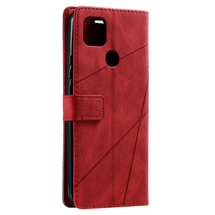 For Motorola Moto G9 Power Skin Feel Splicing Horizontal Flip Leather Case with Holder & Card Slots & Wallet & Photo Frame