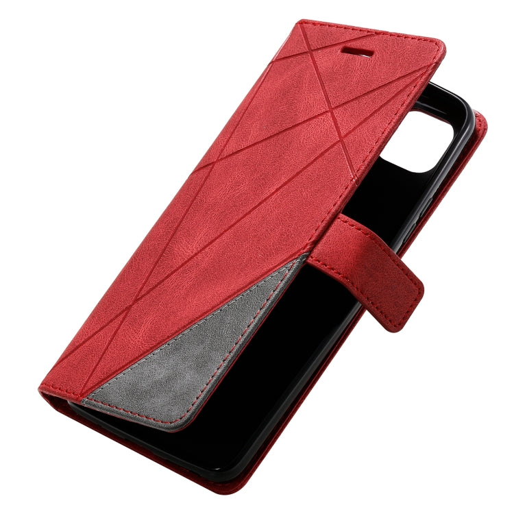 For Motorola Moto G9 Power Skin Feel Splicing Horizontal Flip Leather Case with Holder & Card Slots & Wallet & Photo Frame