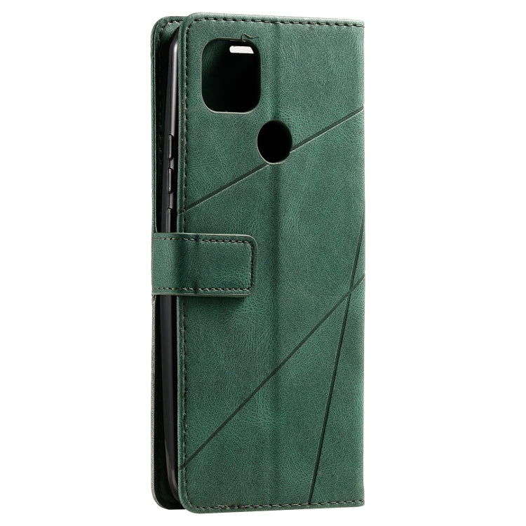 For Motorola Moto G9 Power Skin Feel Splicing Horizontal Flip Leather Case with Holder & Card Slots & Wallet & Photo Frame