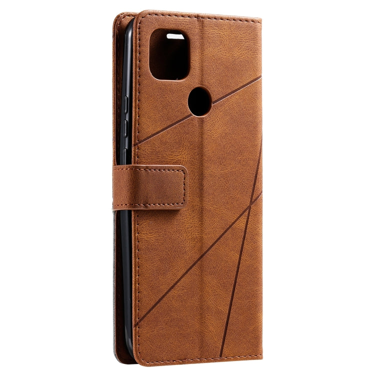 For Motorola Moto G9 Power Skin Feel Splicing Horizontal Flip Leather Case with Holder & Card Slots & Wallet & Photo Frame