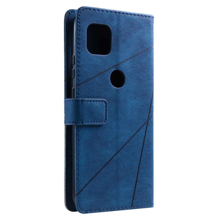 For Motorola Moto G 5G Skin Feel Splicing Horizontal Flip Leather Case with Holder & Card Slots & Wallet & Photo Frame