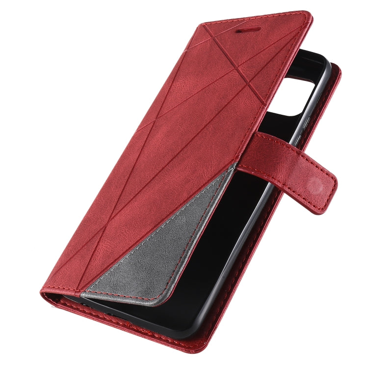 For Motorola Moto G 5G Skin Feel Splicing Horizontal Flip Leather Case with Holder & Card Slots & Wallet & Photo Frame