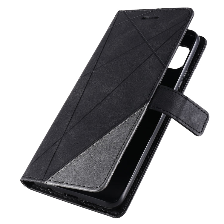 For Motorola Moto G 5G Skin Feel Splicing Horizontal Flip Leather Case with Holder & Card Slots & Wallet & Photo Frame