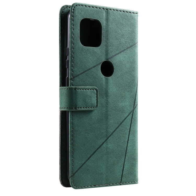 For Motorola Moto G 5G Skin Feel Splicing Horizontal Flip Leather Case with Holder & Card Slots & Wallet & Photo Frame