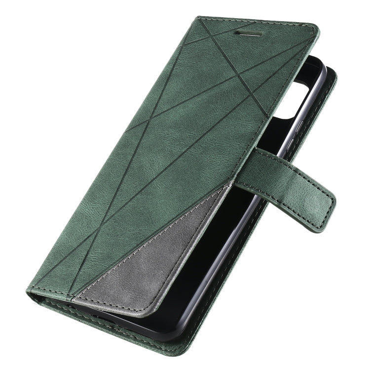 For Motorola Moto G 5G Skin Feel Splicing Horizontal Flip Leather Case with Holder & Card Slots & Wallet & Photo Frame