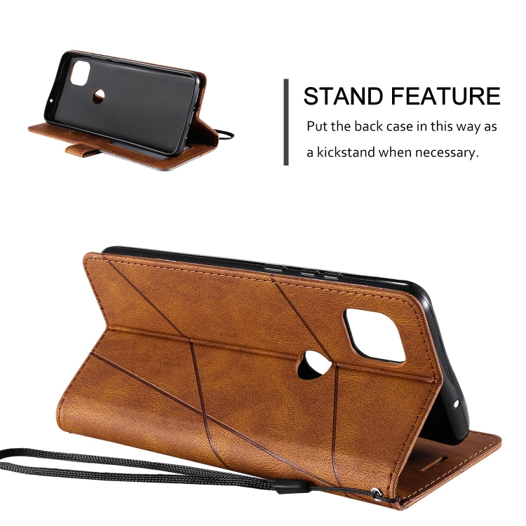 For Motorola Moto G 5G Skin Feel Splicing Horizontal Flip Leather Case with Holder & Card Slots & Wallet & Photo Frame