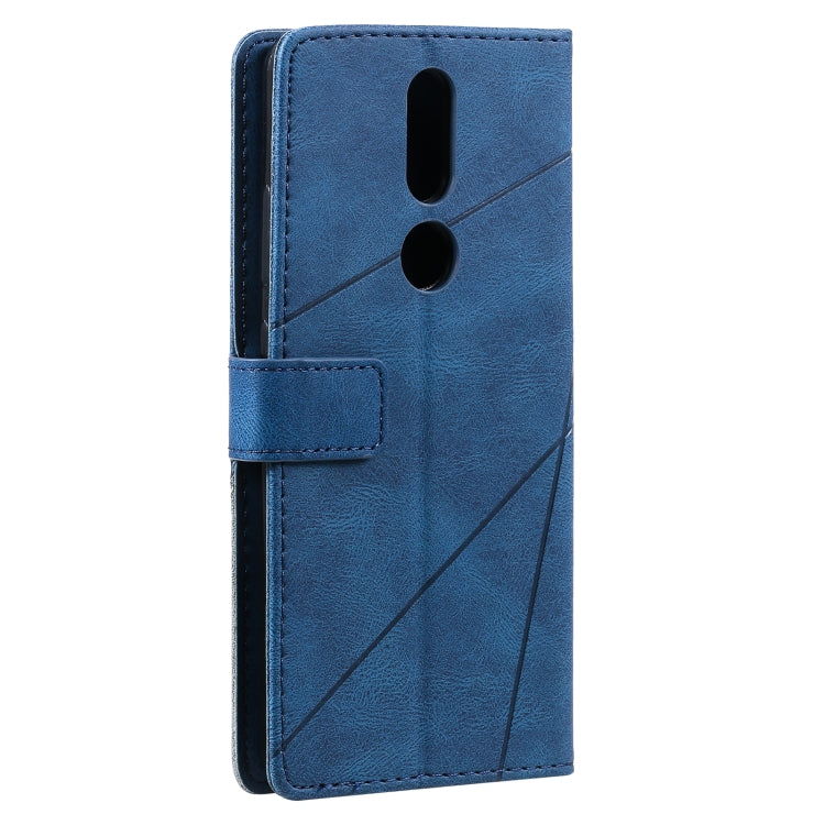 For Nokia 2.4 Skin Feel Splicing Horizontal Flip Leather Case with Holder & Card Slots & Wallet & Photo Frame