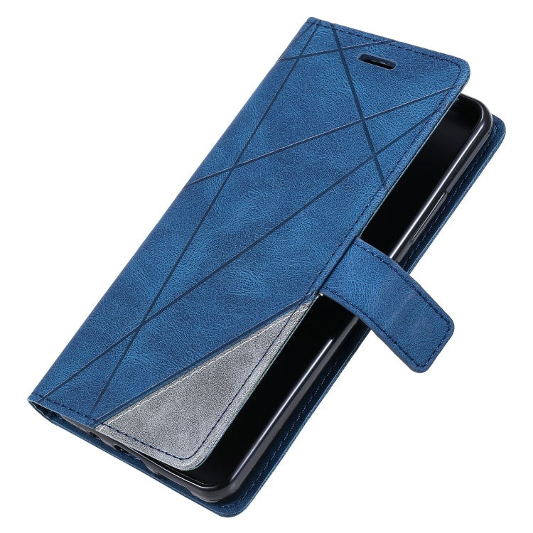 For Nokia 2.4 Skin Feel Splicing Horizontal Flip Leather Case with Holder & Card Slots & Wallet & Photo Frame