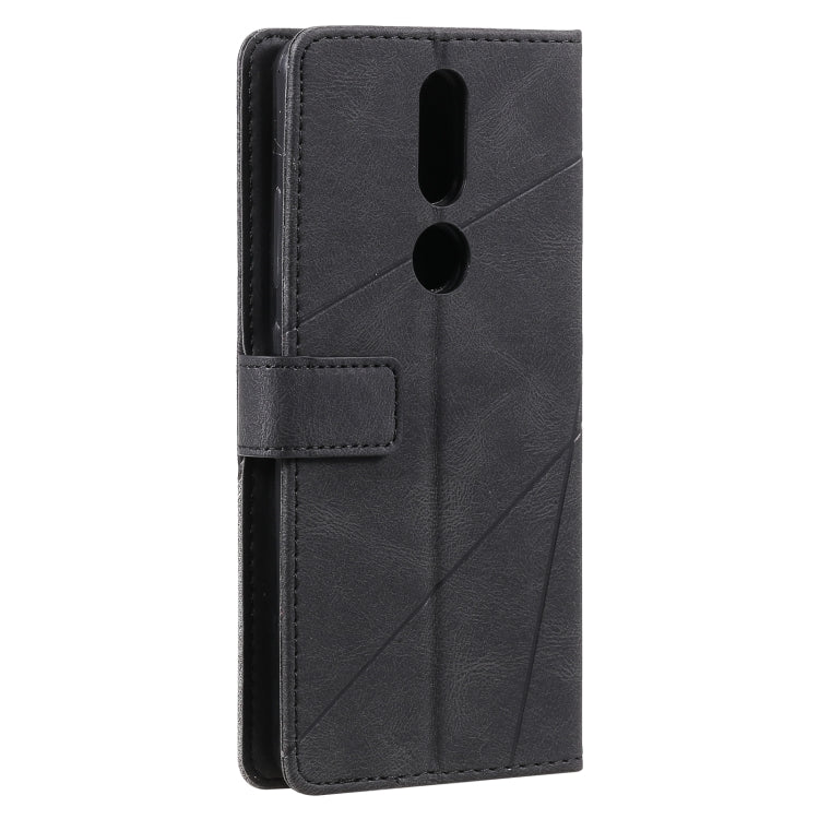 For Nokia 2.4 Skin Feel Splicing Horizontal Flip Leather Case with Holder & Card Slots & Wallet & Photo Frame