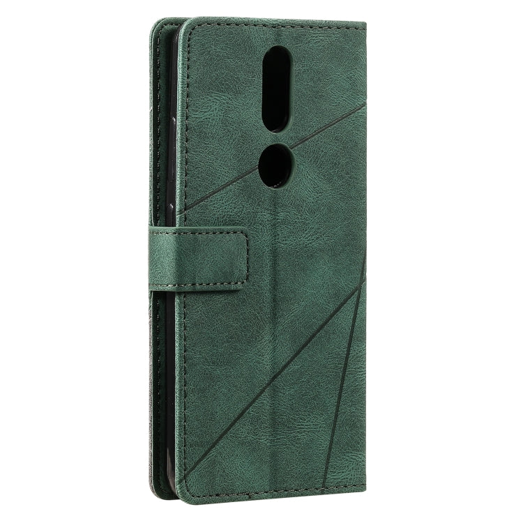 For Nokia 2.4 Skin Feel Splicing Horizontal Flip Leather Case with Holder & Card Slots & Wallet & Photo Frame