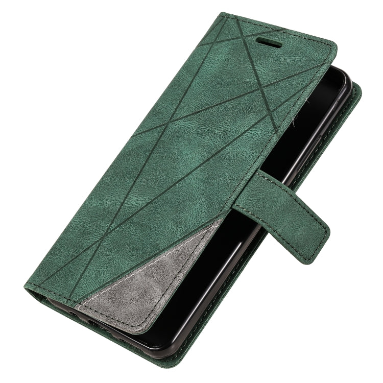 For Nokia 2.4 Skin Feel Splicing Horizontal Flip Leather Case with Holder & Card Slots & Wallet & Photo Frame