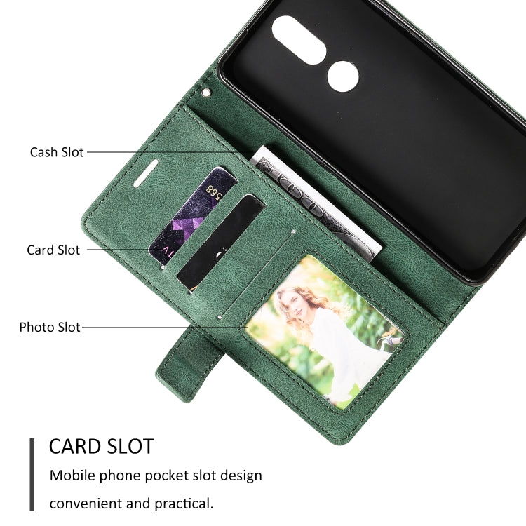 For Nokia 2.4 Skin Feel Splicing Horizontal Flip Leather Case with Holder & Card Slots & Wallet & Photo Frame