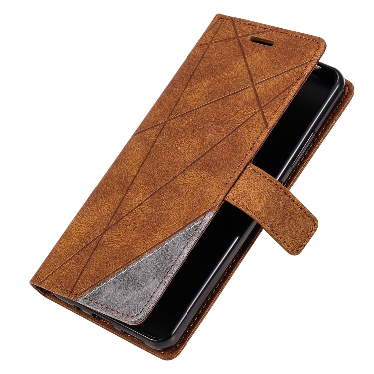 For Nokia 2.4 Skin Feel Splicing Horizontal Flip Leather Case with Holder & Card Slots & Wallet & Photo Frame