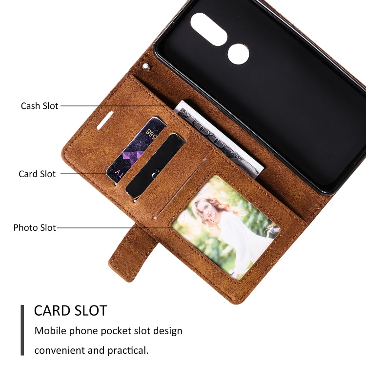 For Nokia 2.4 Skin Feel Splicing Horizontal Flip Leather Case with Holder & Card Slots & Wallet & Photo Frame