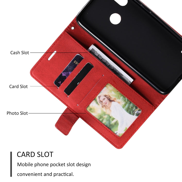 For Motorola Moto E7 Power Skin Feel Splicing Horizontal Flip Leather Case with Holder & Card Slots & Wallet & Photo Frame