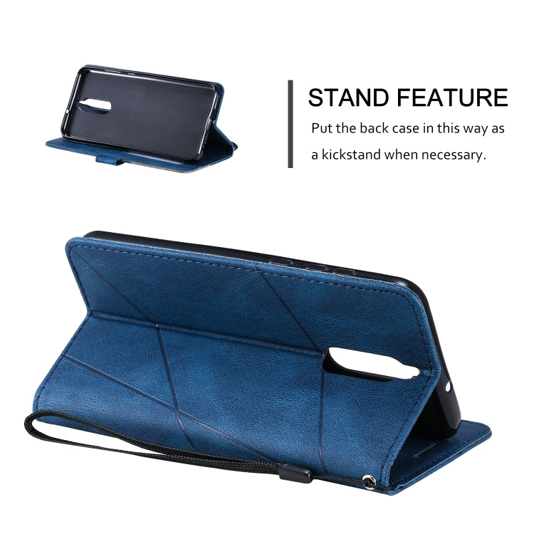 For Huawei Mate 10 Lite Skin Feel Splicing Horizontal Flip Leather Case with Holder & Card Slots & Wallet & Photo Frame