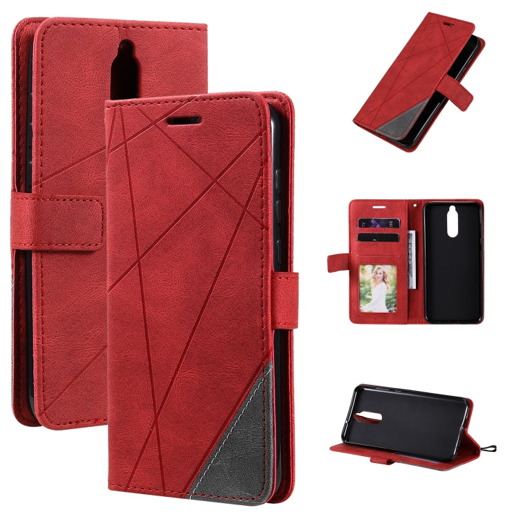 For Huawei Mate 10 Lite Skin Feel Splicing Horizontal Flip Leather Case with Holder & Card Slots & Wallet & Photo Frame