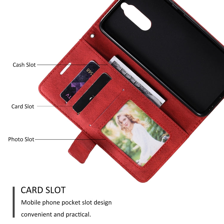 For Huawei Mate 10 Lite Skin Feel Splicing Horizontal Flip Leather Case with Holder & Card Slots & Wallet & Photo Frame