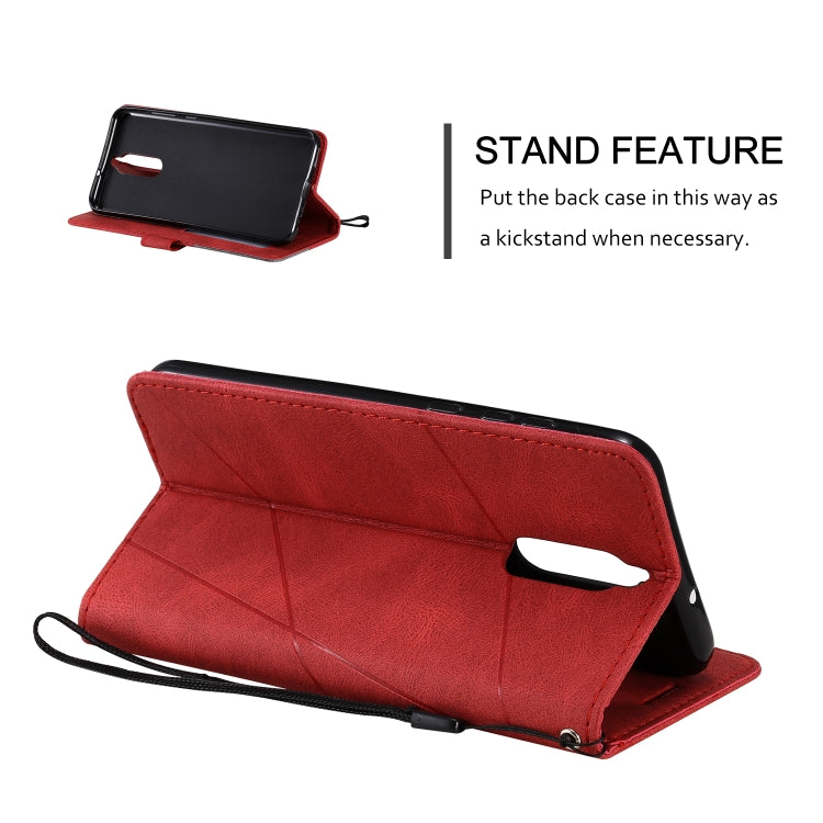 For Huawei Mate 10 Lite Skin Feel Splicing Horizontal Flip Leather Case with Holder & Card Slots & Wallet & Photo Frame