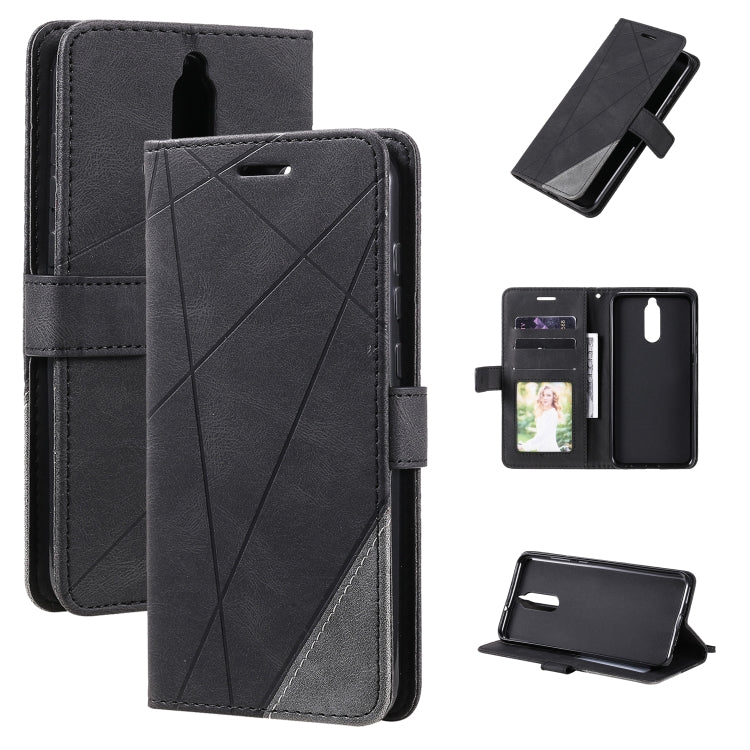 For Huawei Mate 10 Lite Skin Feel Splicing Horizontal Flip Leather Case with Holder & Card Slots & Wallet & Photo Frame